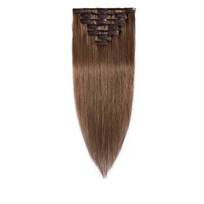 

15-22 Inches Clip in Human Hair Extensions 100 Human Remy Hair 7Pcs 15clips Silky Straight Hair Extensions