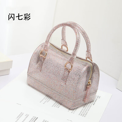 

Jelly Boston Tote Bag Fashion Women Shoulder Bags Large Capacity Candy Woman Handbags&Purses 2019 Summer New Crossbody Bag