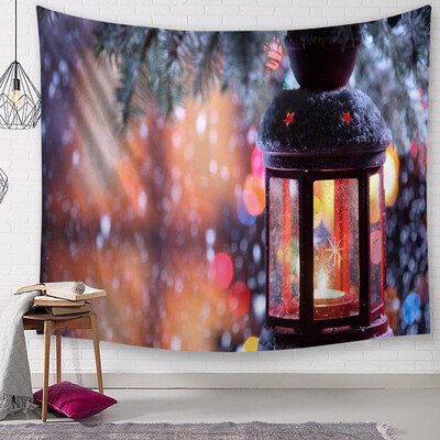 

Tailored Christmas Tapestry Santa Print Wall Hanging Tapestry Art Home Decor