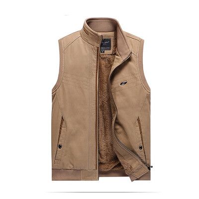

Toponeto Mens Fashion New Style Casual Furring And Thickening Vest Fashion Warm Vest