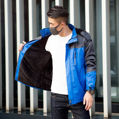 

Mens Warm Zipper Jacket Tops Casual Autumn Winter Plus Size Outdoor Sport Coats