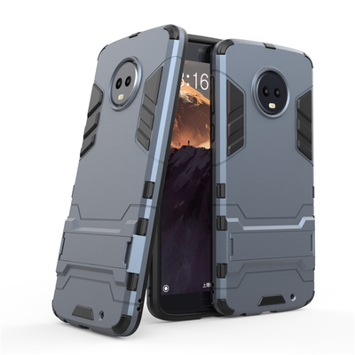 

Goowiiz Phone Case For Motorola Moto G6G6 PlusZ2 Play Armor PCTPU Silicone Hard Bracket Double Protection