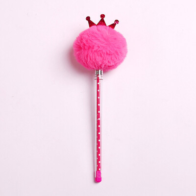 

Siaonvr 1PC Multicolor Ballpoint Pen School Office Supplies Kawai Plush Writing Pen