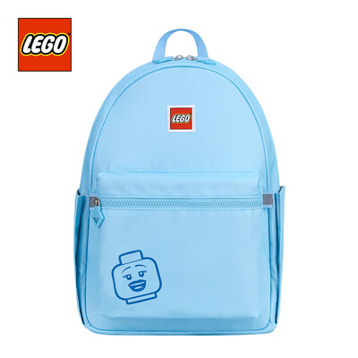 

LEGO LEGO childrens school bag lightweight backpack 10 years old or older backpack adult fresh macarons color parent-child package large version men&women blue 20130