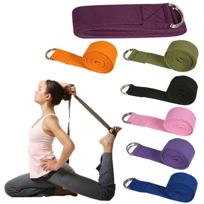 

〖Follure〗180CM Adjustable D-Ring Gym Waist Sport Yoga Stretch Strap Leg Fitness Belt