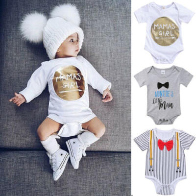 

Summer Newborn Infant Baby Boy Girls Kids Cotton Romper Jumpsuit Bodysuit Outfit