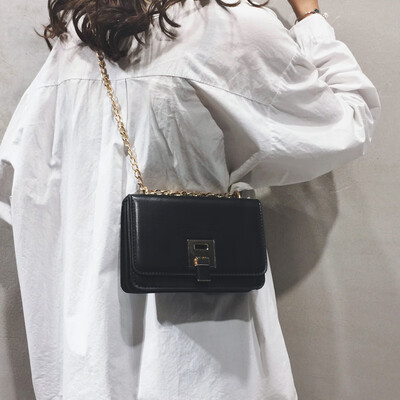 

Summer new small bag high-grade foreign womens bag new 2019 French small chain bag ins messenger bag