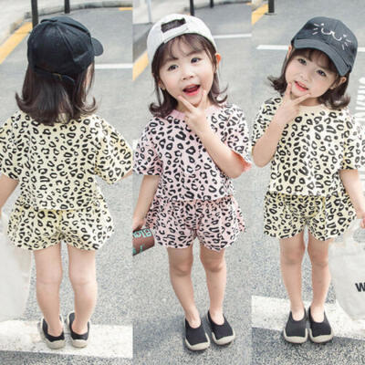 

Baby Girl Kids Summer Toddler Outfits Clothes T-shirt TopsShorts Pants 2PCS Set
