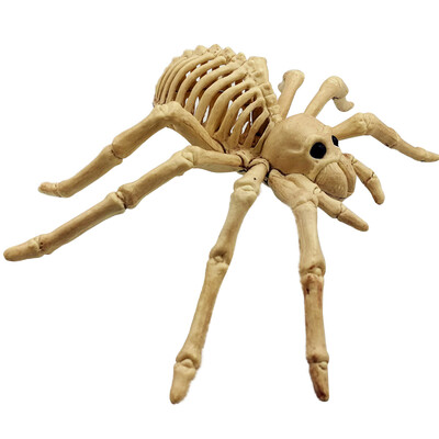 

Fake Spider Bone Scary Horrified Lifelike Spider Skeleton Model Toy Novelty Frightening Realistic Toy Model For Halloween Decor