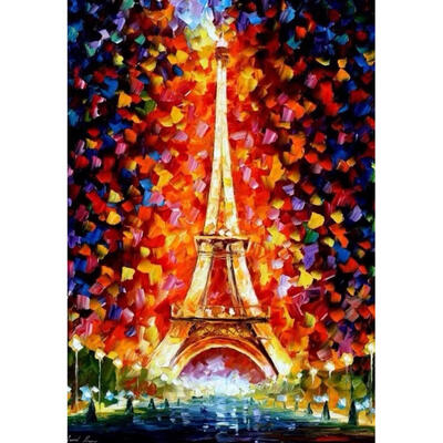

5D DIY Full Drill Diamond Painting Colorful Tower Cross Stitch Embroidery