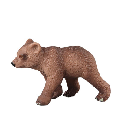 

Tailored Educational Simulated Brown Bear Model Kids Children Toy Brown Bear Gift