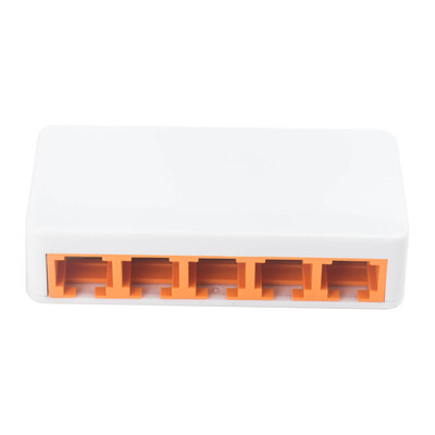 

5 Ports Fast Ethernet 10100Mbps Network Switch Desktop Laptop Lan Hub Power By Micro USB