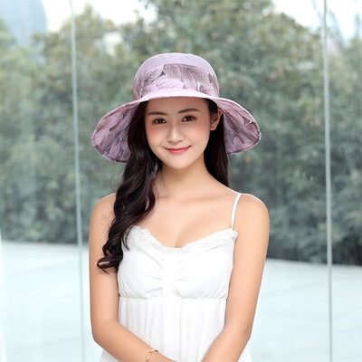 

Korean tide spring&summer big along the beach cap womens sun-shading sun-proof sun-proof folding outdoor sun hat