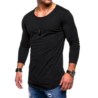 

Fashion Mens Casual Long Sleeve Shirts Formal Slim Fit Shirt Tops Blouse T-Shirt