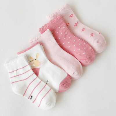 

5Pairslot Infant Baby Socks Autumn Baby Socks for Girls Cotton Newborn Cartoon Boy Toddler Socks Baby Clothes Accessories