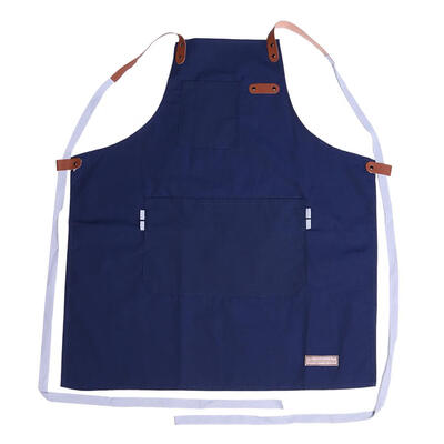 

Canvas Apron Adjustable Men Women Kitchen Chef Cooking Pinafore with Pocket