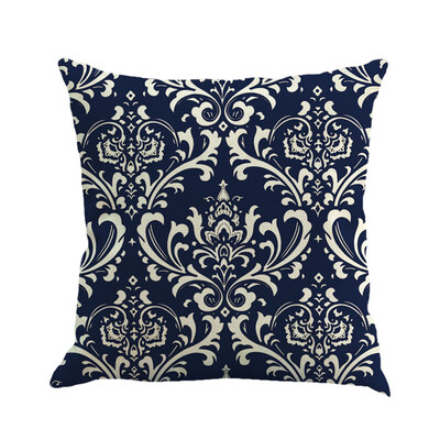 

〖Follure〗Geometry Painting Linen Cushion Cover Throw Pillow Case Sofa Home Decor BK