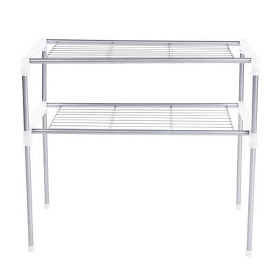 

Greensen Double Layers Storage Shelf Microwave Oven Rack Kitchen Bathroom Storage Rack