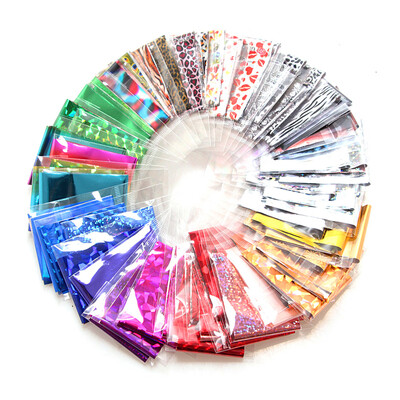 

30pcs Nail Art Fittings Transfer Foil Stickers Paper Starry Sky Shining