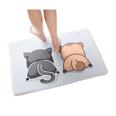 

Cat Doormat Floor Mat Anti-slip Water Absorption Carpet Kitchen Mat Door Mat Cat Kitchen Carpet Toilet Tapete Rug Porch Doormat