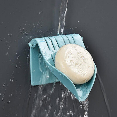 

Suction Cup Home Bathroom Wall Shower Soap Holder Drain Plate Dish Container