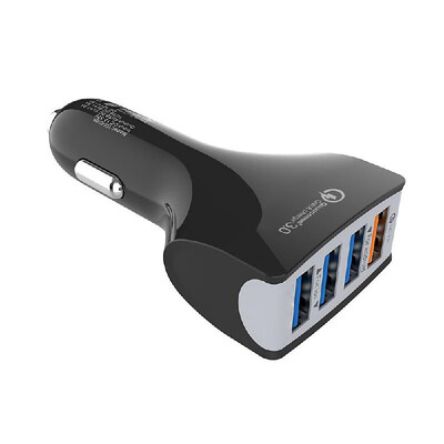 

Quick Car Charger With 4 USB Port Fast Charging Travel Charger Adapter Mobile Phone Charger For iPhone Samsung Tablet