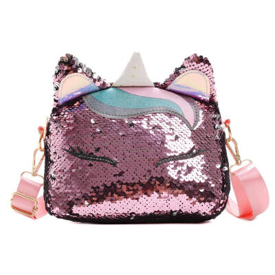 

Cute Sequins Animal Shaped Shoulder Handbags Women Small Crossbody Bags