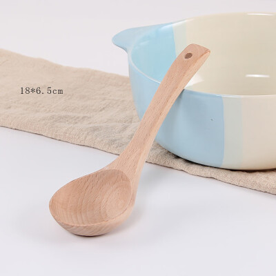 

Toponeto Wooden Spoon Bamboo Kitchen Cooking Utensil Tool Soup Teaspoon Catering Spoon