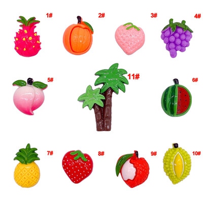 

Siaonvr 11PCS Slime Supplies Kit Fruit Decoration Crafts Filler For DIY Slime Making