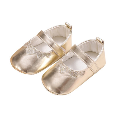 

Baby Shoes Baby Girl PU Glossy Stitching Princess Shoes Spring Autumnborn The First Walker Shoes