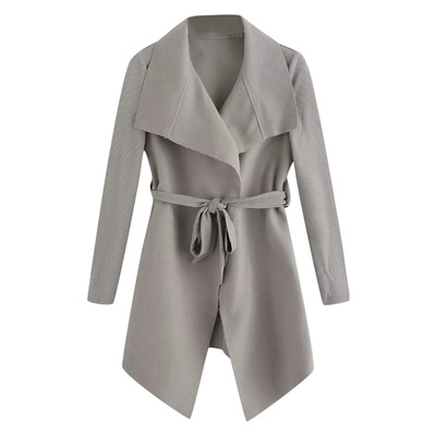 

Toponeto Womens Solid Open Front Sleeveless Coat Jacket Parka Outwear Cardigan Coat Tops
