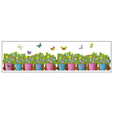 

Greensen Pot Culture Wall Sticker Bedroom Living Room Backdrop Room Decorative Decal Bedroom StickerWall Sticker