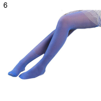 

Sexy Women Sparkly Solid Color Pantyhose Footed Tights Stretchy Long Stockings