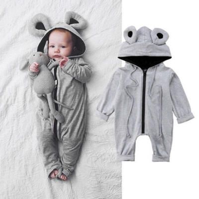 

Infant Baby Toddler 3D Frog Clothes Long Sleeve Romper Jumpsuit Playsuit Outfits