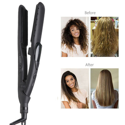 

〖Follure〗Professional Steam Hair Straightener Ceramic Straight hair curling Brush Comb