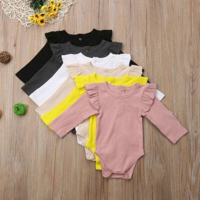 

Newborn Baby Girls Boys Cute Long Sleeve Romper Jumpsuit Bodysuit One-pieces Outfits Clothes