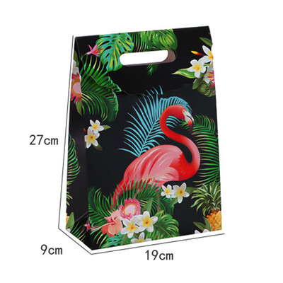 

Flamingo Sticky Bag Creative Paper Candy Box Gift Bags Wedding Party Birthday Baby Shower Decoration Supplies Simple