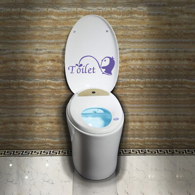 

Toponeto Use The Force Funny Toilet Decal Vinyl Sticker DIY Wall Sticker Toilet Bathroom
