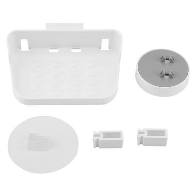 

Greensen Bathroom Vacuum Suction Cup Soap Holder Cup Box Dish Soap Storage Shower Tray