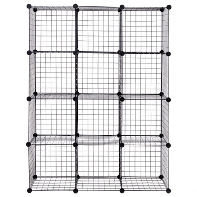 

DIY 12 Cube Grid Wire Cube Shelves
