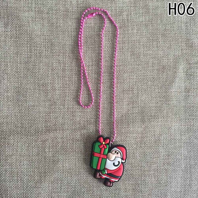 

Children Toy Necklaces Kids Boy Girl Gifts Snowman Christmas Tree Santa Claus Necklace
