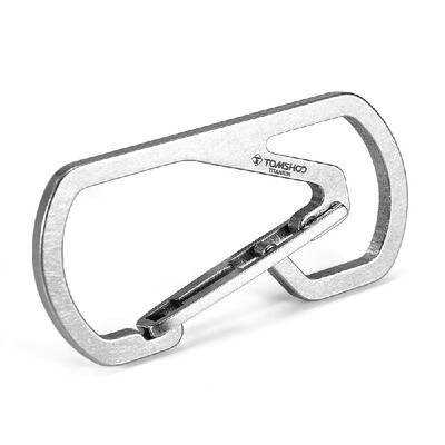 

Titanium Carabiner Key Chain Holder