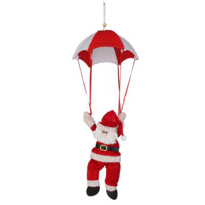 

Santa Claus Coming with Parachute Vintage Christmas Ornament Decor