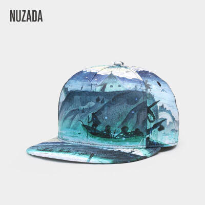 

NUZADA 3D Printing Caps Men Women Couple Hip Hop Cap Spring Summer Autumn High Quality Cotton Material Punk