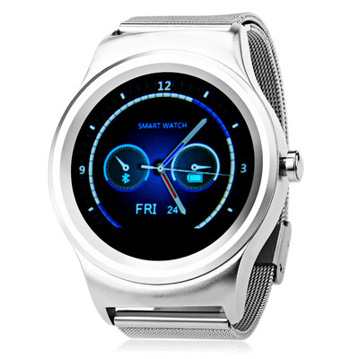 

SMA - R Heart Rate Monitor Smart Watch Dual Bluetooth Wristband
