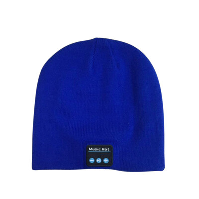 

Outdoor Winter Knitted Music Hat Beanie Headset Hands Free Smart Wireless Headphones Rechargeable BT Cap with Built-in Stereo Spea
