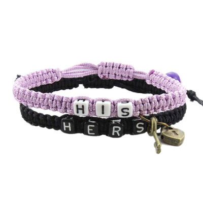 

Vogue Fine Key Lock His Hers Boyfriend Girlfriend Couples Lovers Bracelet