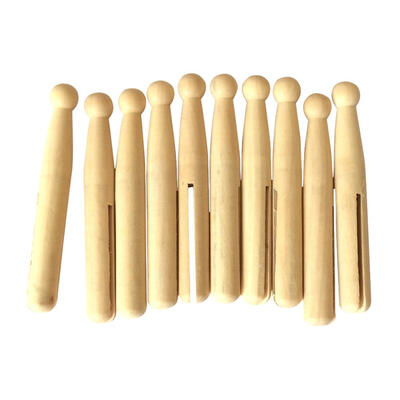 

10pcs Wooden DIY Peg Dolls Wedding Cake Decoration Crafts Kids Painted Toys