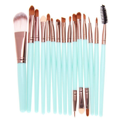 

15pcs Eye Shadow Makeup Brush Set Eyes Make Up Eyebrow Cosmetic Brushes