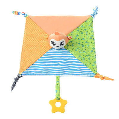 

29x29cm Baby Infant Velvet Appease Towel Soft Doll Teether Sleeping Toys